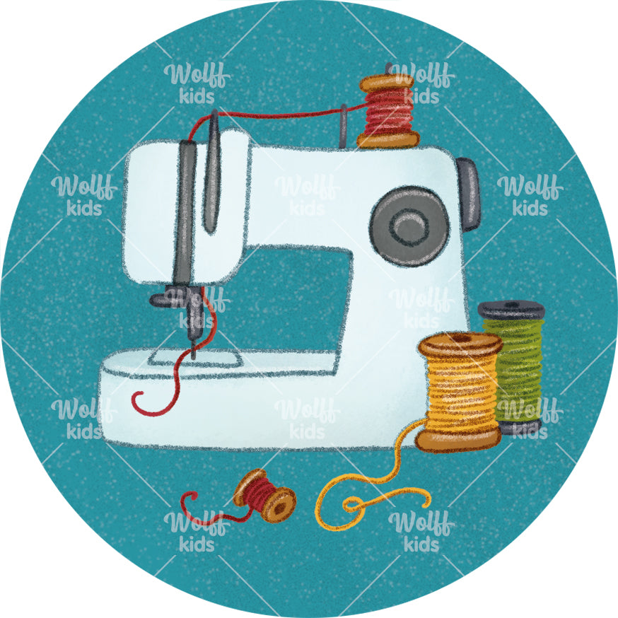 Einzelner Magnet: Nähmaschine